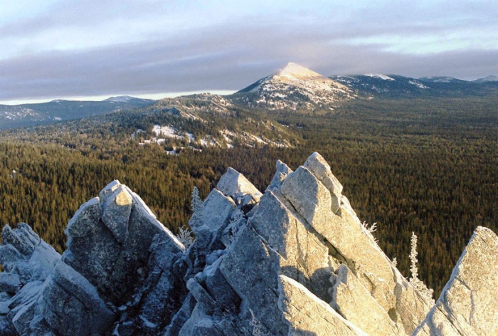 На вершине горы Кукуй (1116м)