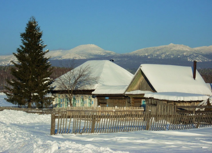 На заднем плане - Иремель