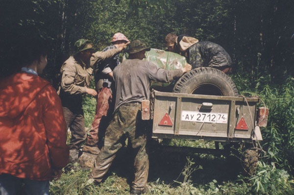 Тащим газик, шесть